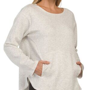 NWT MAX STUDIO LONDON Long Sleeve Crew Neck Top Size S